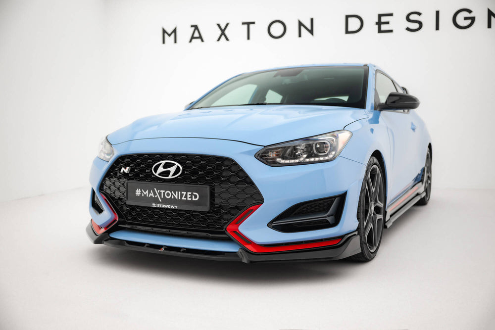 🔥ART.9006 SPLITTER ANTERIORE V.2 ADATTO PER HYUNDAI VELOSTER N Mk2🔥