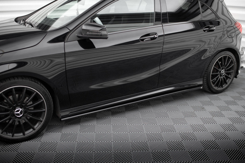 🔥ART.8919 MINIGONNE LATERALI PER MERCEDES-BENZ A AMG-LINE W176 FACELIFT🔥