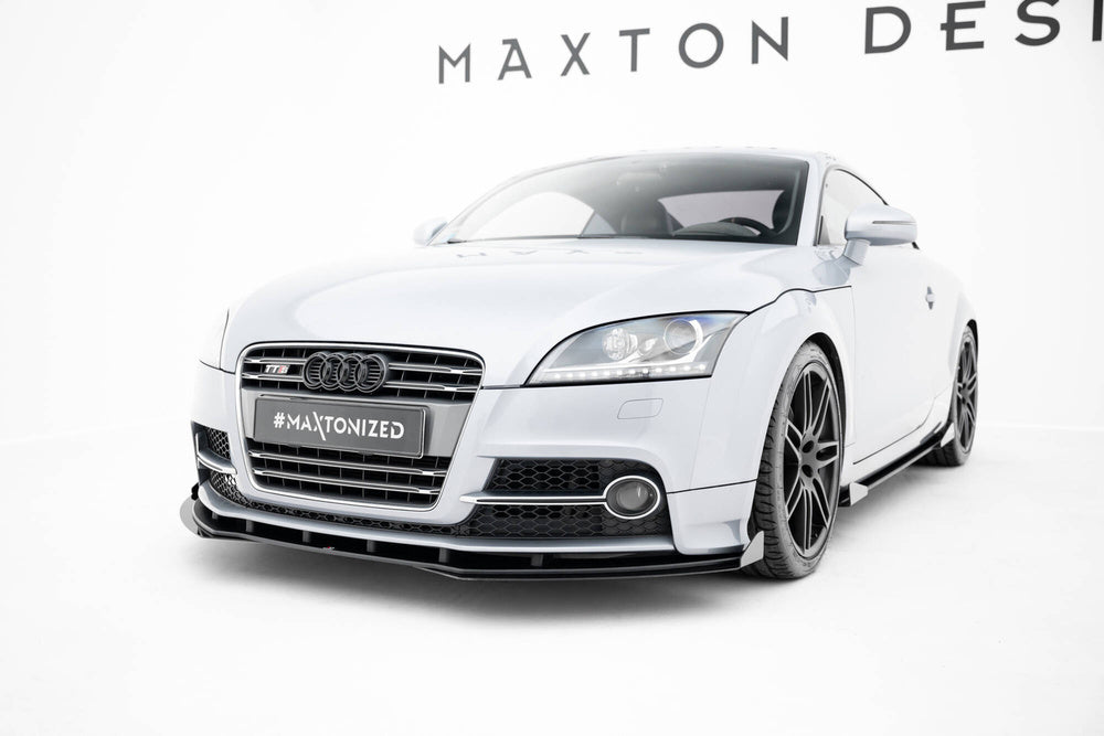 🔥ART.9009 SPLITTER ANTERIORE STREET PRO + ALETTE PER AUDI TT S / TT S-LINE 8J🔥