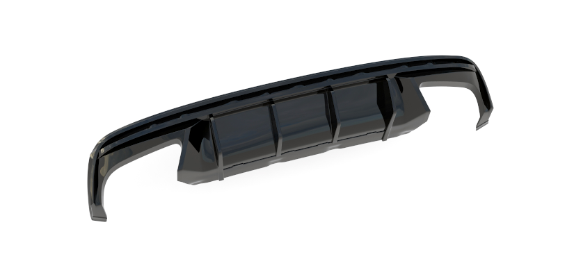 💫ART.9507 Diffusore Stile Maxton per Octavia Mk4 2020 (uscita doppia)💫