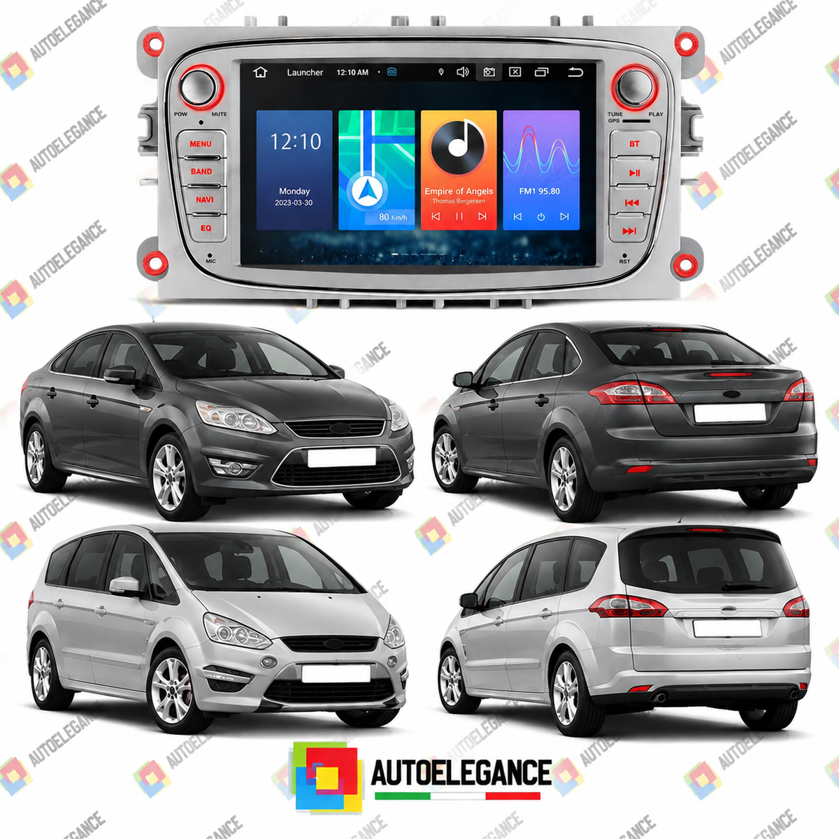 RADIO GPS ANDROID 11 ADATTO PER FORD MONDEO S-MAX 08-11