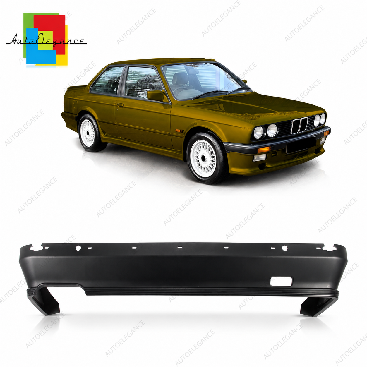 SPLITTER SUITABLE FOR VW GOLF 8 GTI GTD RLINE LOOK GLOSSY BLACK SPORTY DESIGN