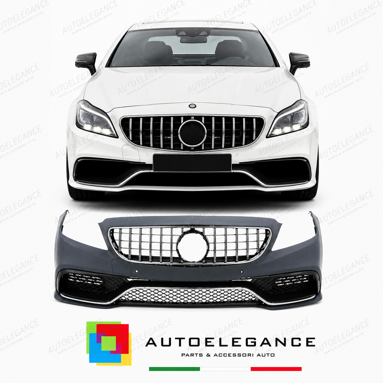 PARAURTI ANTERIORE MERCEDES CLASSE CLS W218 15-17 LOOK AMG