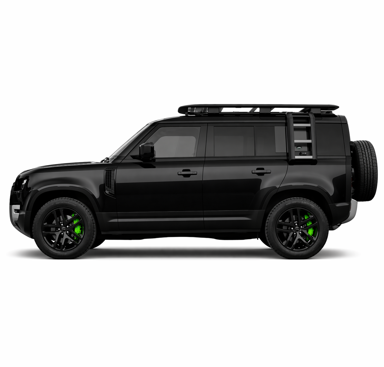 🔥COPERTURA PINZA FRENO IN ALLUMINIO VERDE PER LAND ROVER DEFENDER 2020-2025🔥