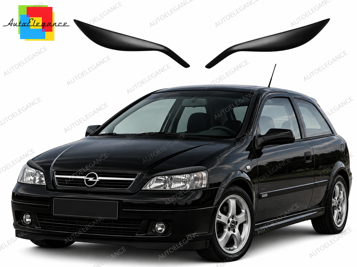 👉Sopracciglia Fari Adatto per Opel Astra G 1998-2004 Plastica ABS👈