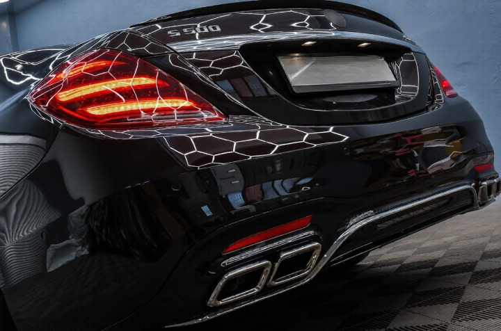 💫ART.7429 Paraurti Posteriore "SPORT" Look per MERCEDES CLASSE S W222 18-20💫