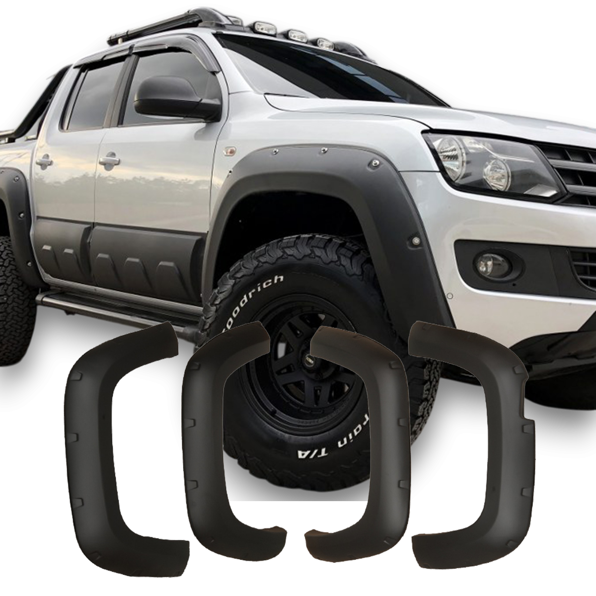 ART.7213 Alargamenti Jumbo adatti Volkswagen Amarok MK1 (2016–2021)