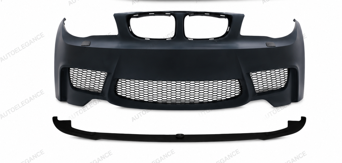 💕PARAURTI ANTERIORE BMW E81 E87 E82 04-13 LOOK 1M SRA + LIP ANTERIORE💕