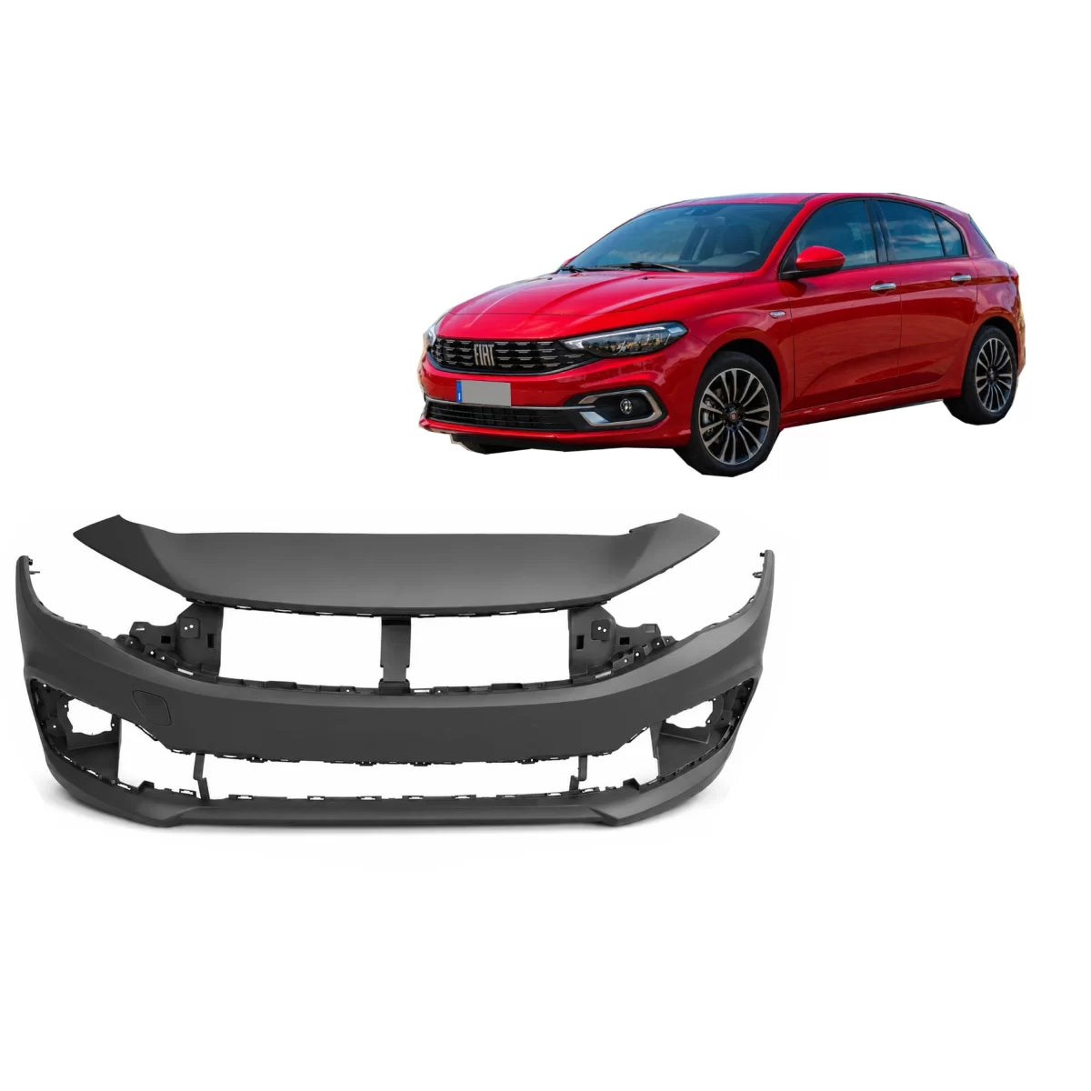 πART.10253 PARAURTI ANTERIORI FIAT TIPO 356 (2021-2026)π