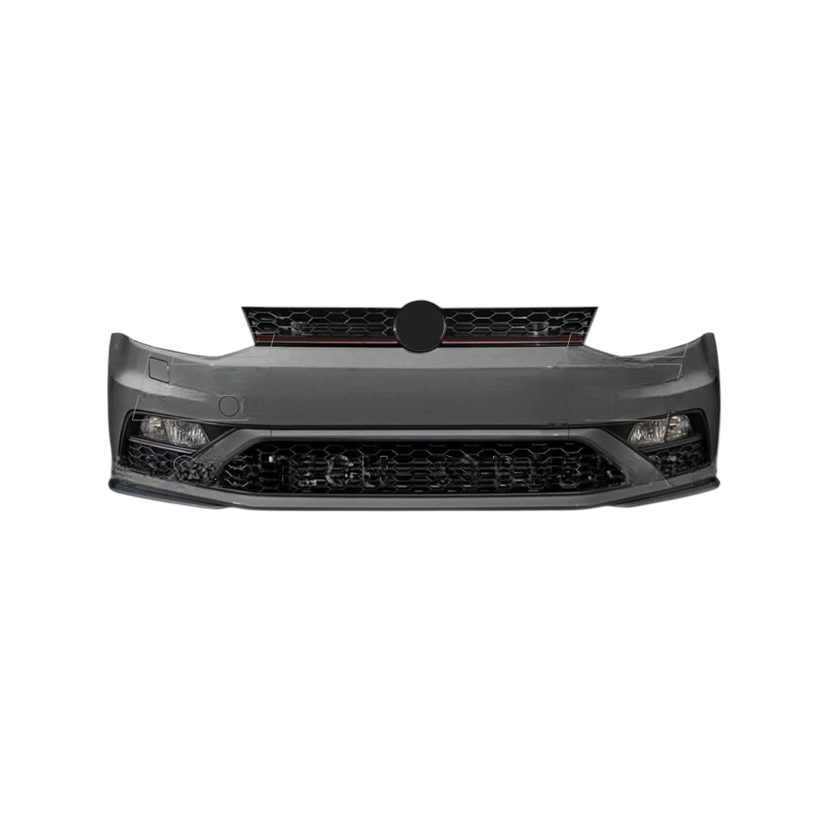 🌟Front bumper GTI Facelift and fog lights for VW Polo V 6R, 6C 09-17🌟