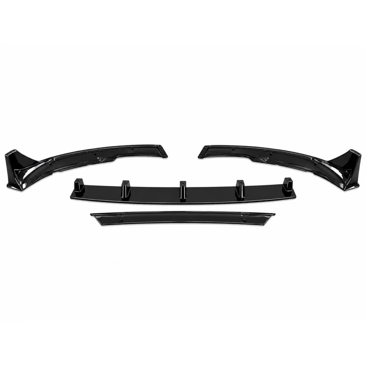 💕 Splitter Anteriore Adatto per Tesla Model 3 17-22 Piano Black Lip 💕