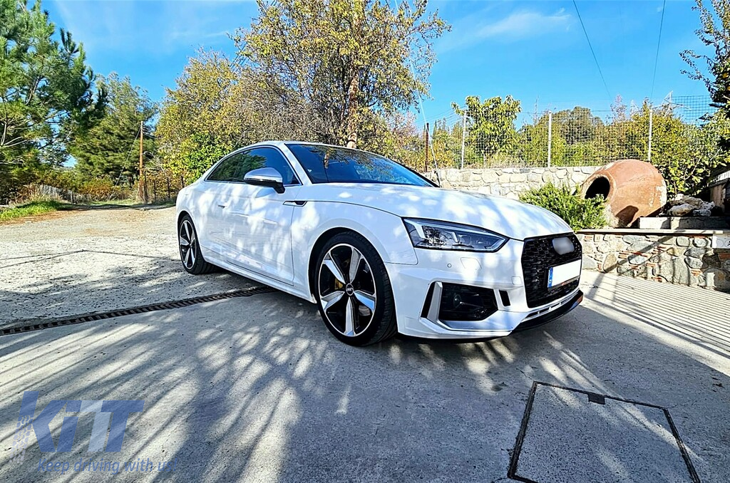 Front Bumper RS5 Look With SRA for Audi A5 (F5) Coupe Cabrio Sportback (2016-2019)