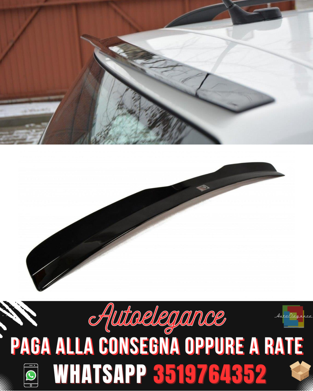 SPOILER suitable for VW PASSAT B5 STATION WAGON 1996-2005
