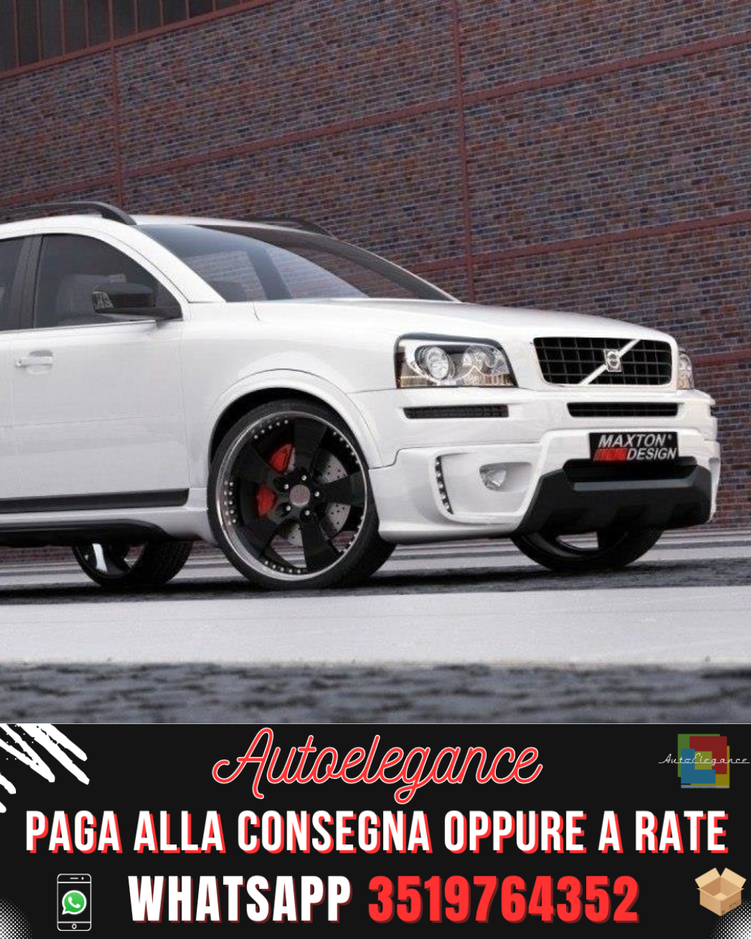 PARAURTI ANTERIORI E POSTERIORI adatti PER VOLVO XC 90 2006-2012