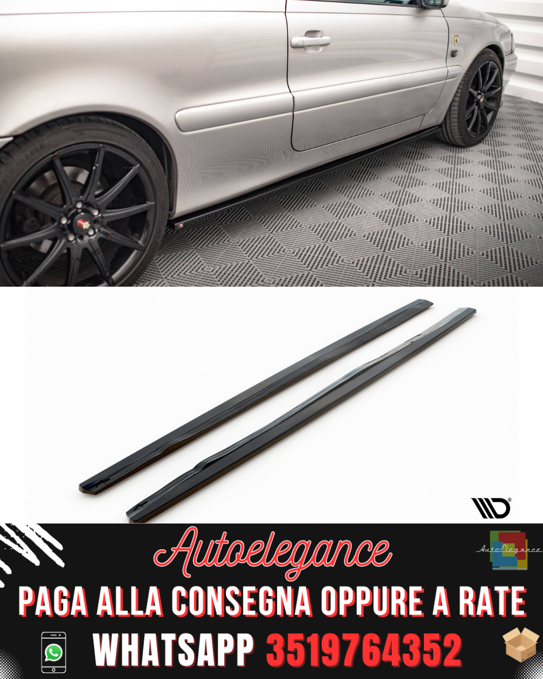 SIDE SKIRTS suitable for VOLVO C70 MK1 1997 - 2005