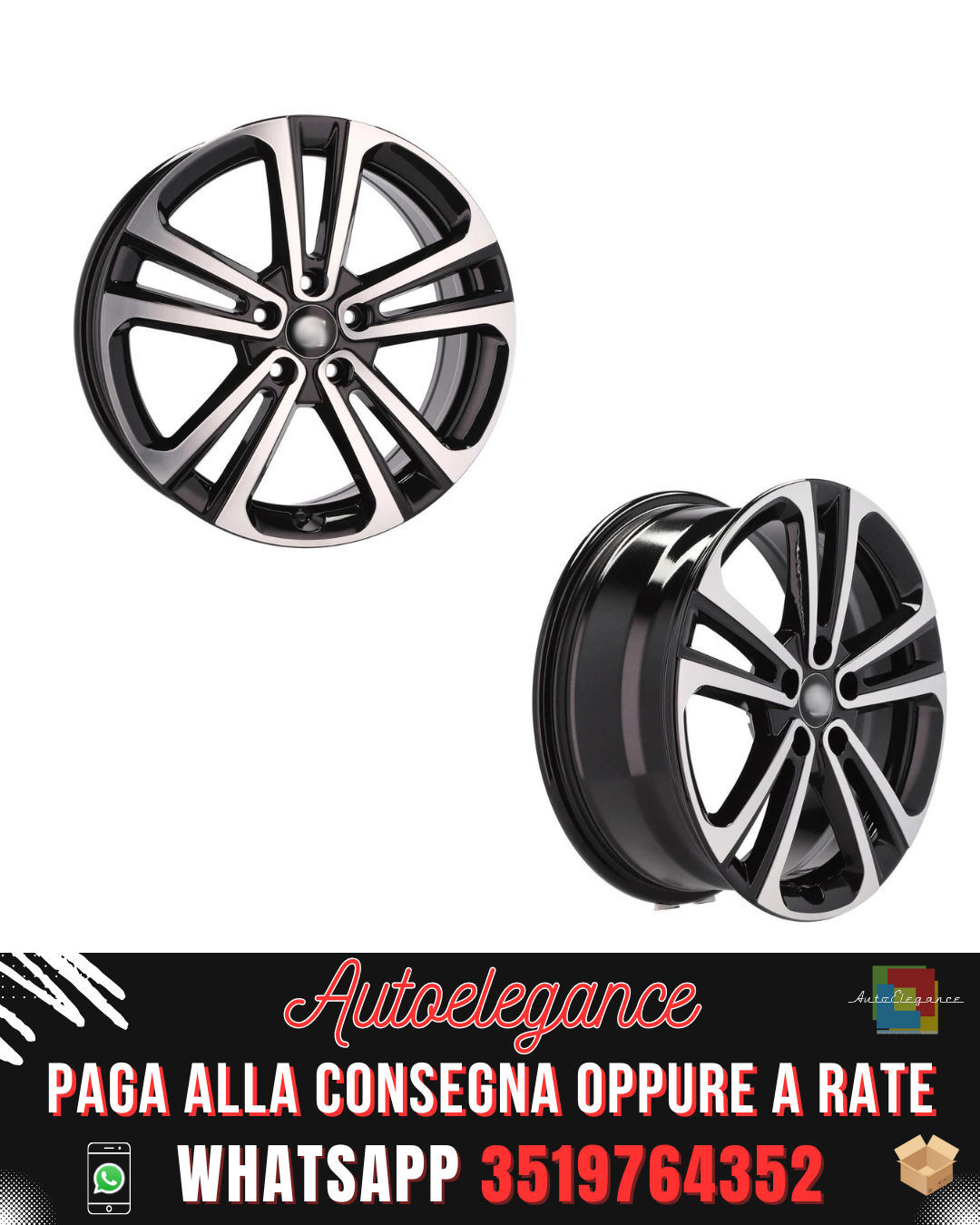 ALLOY WHEEL 17" Suitable for PEUGEOT RENAULT SMART TOYOTA VOLVO