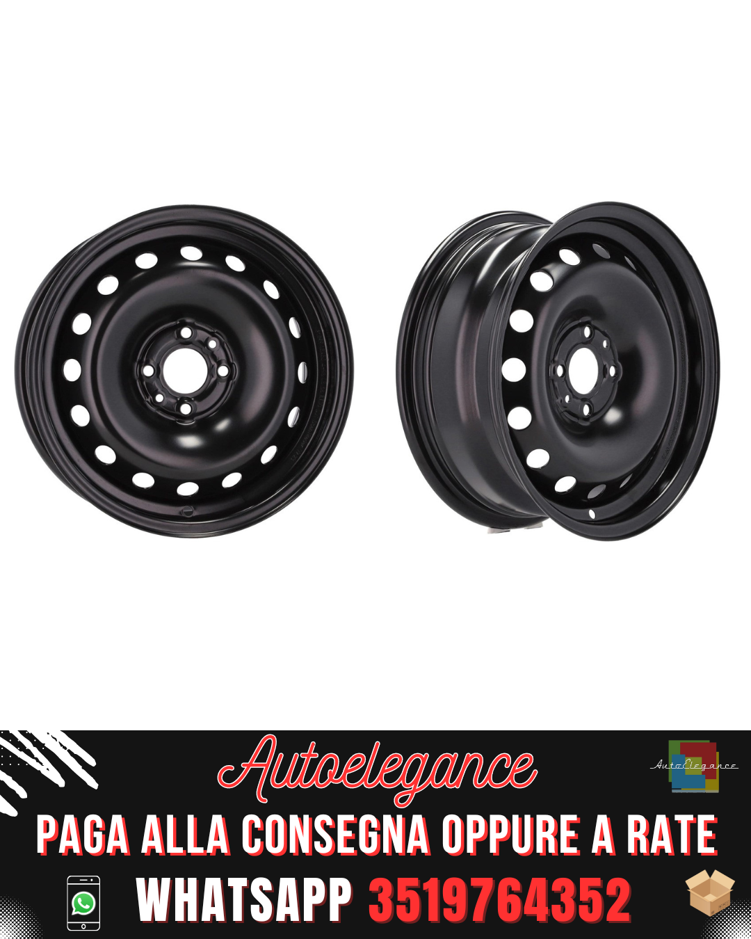 CERCHI CERCHIO IN LEGA 15" Adatto per ALFA ROMEO CITROEN FIAT FORD LANCIA PEUGEOT