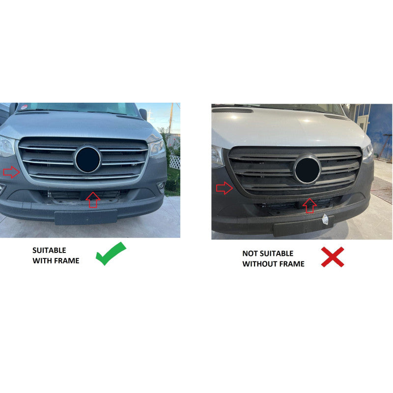 💫ART.2994 Griglia Sprinter W907 2019+ Nero Lucido💫