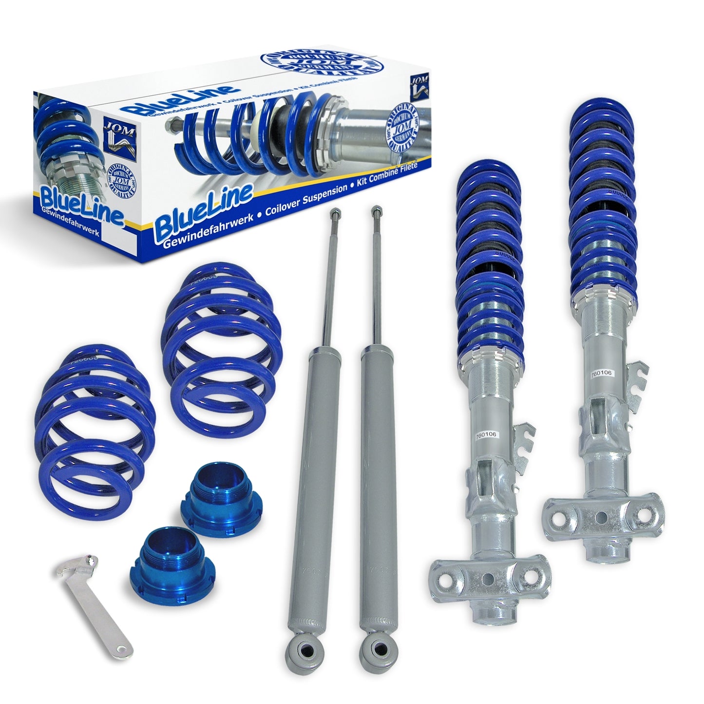 ๐Art.3521 Kit coilover sportivo BlueLine adatto per BMW Serie 3 E36 ๐
