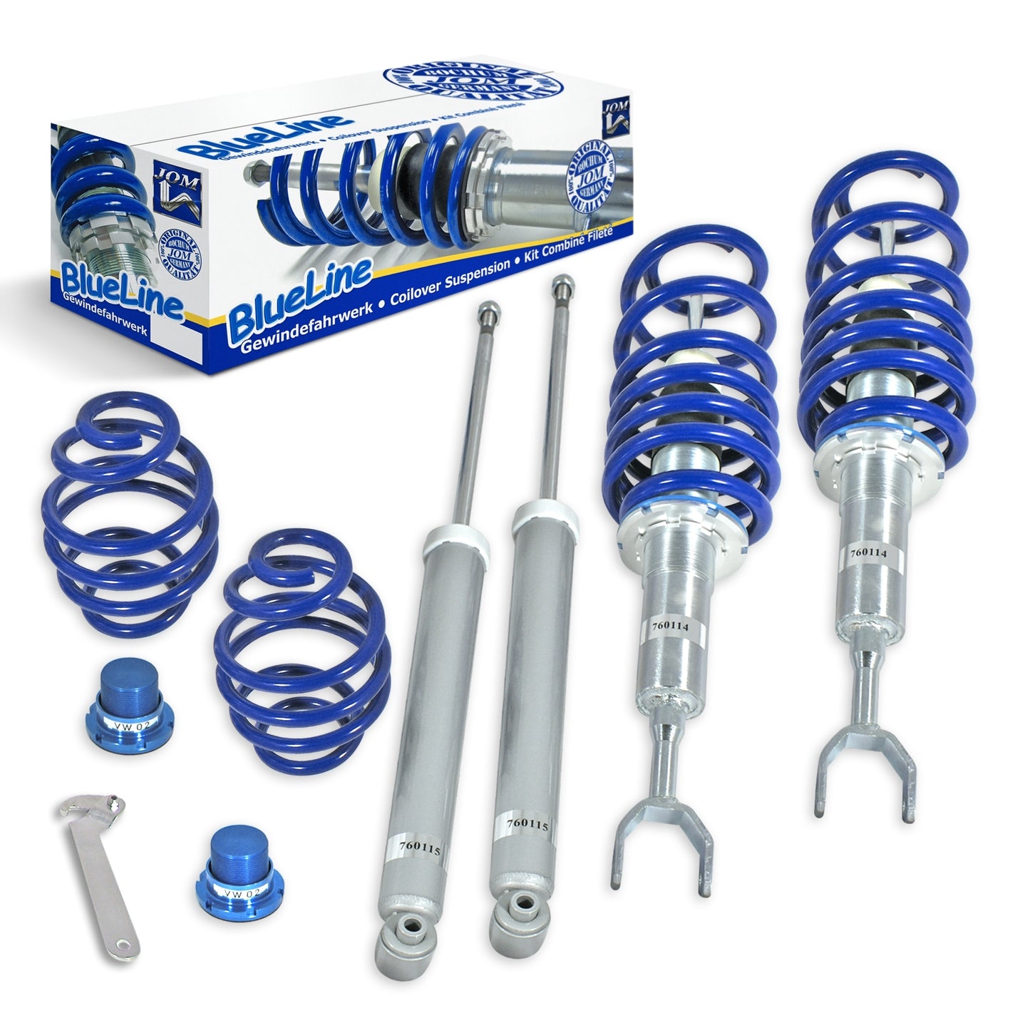 Sports suspension suitable for Audi A6 4B 1997-2004