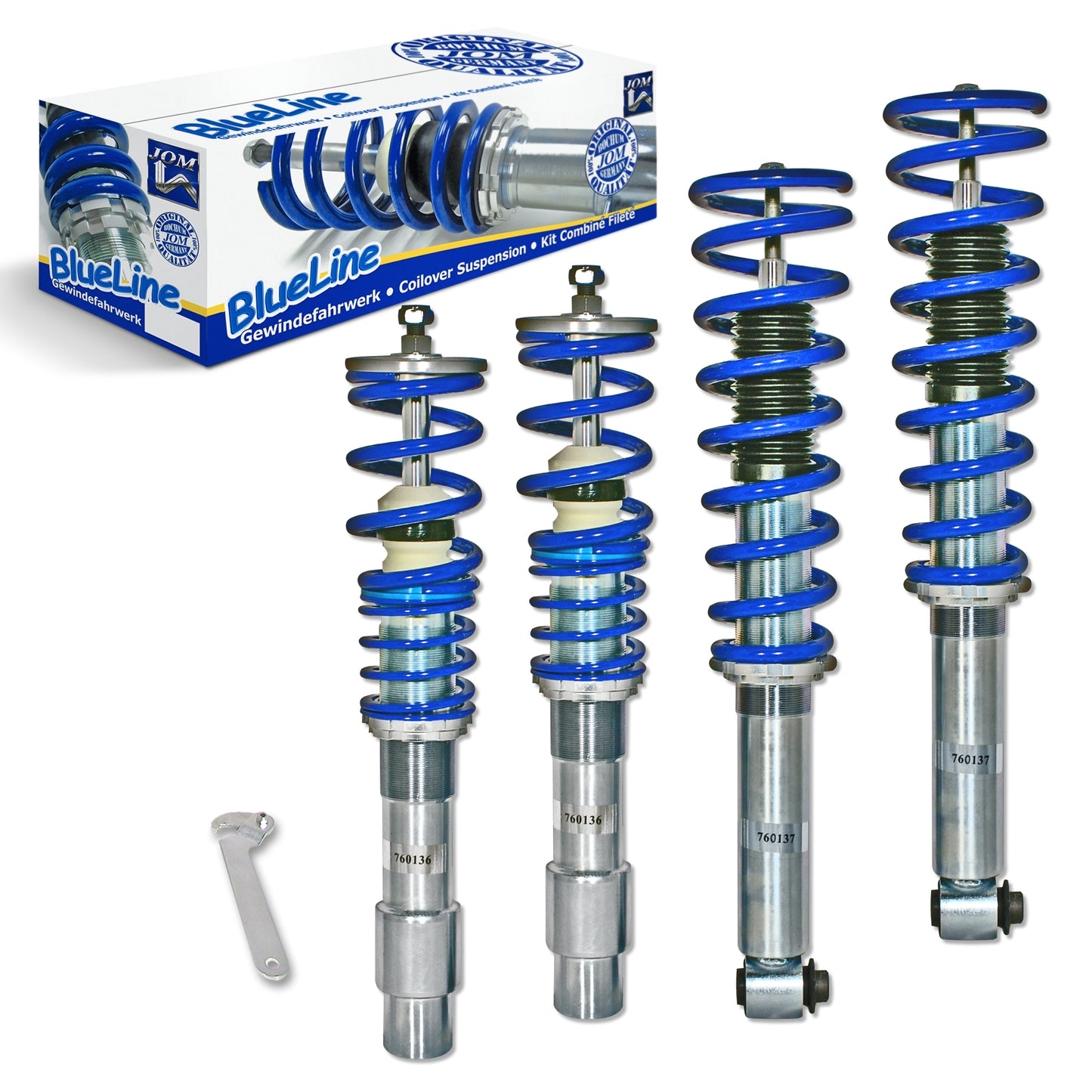 ๐Art.3528 Kit coilover sportivo BlueLine adatto per BMW serie 5 E60 berlina ๐