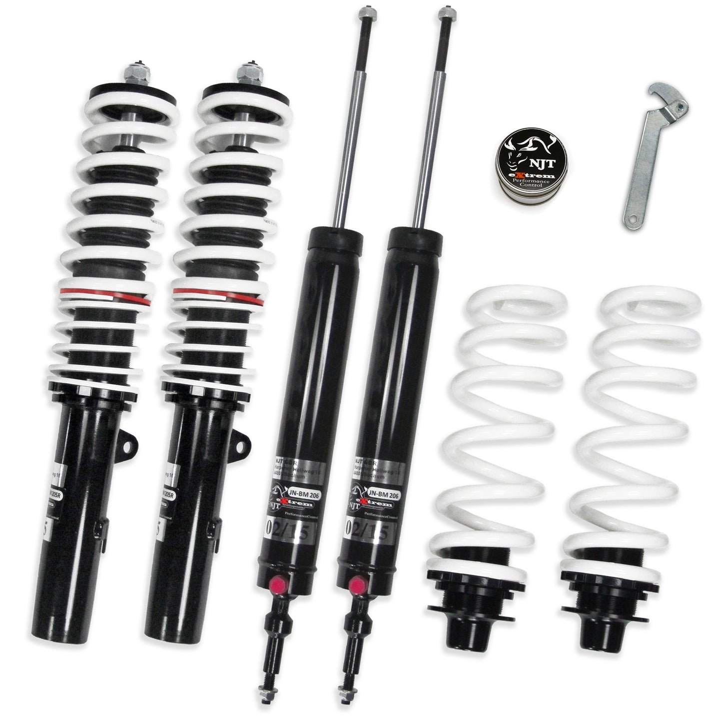🎀Art.4322 Kit assetto sportivo NJT eXtrem adatto per BMW 1er (E87) anno 04-07🎀