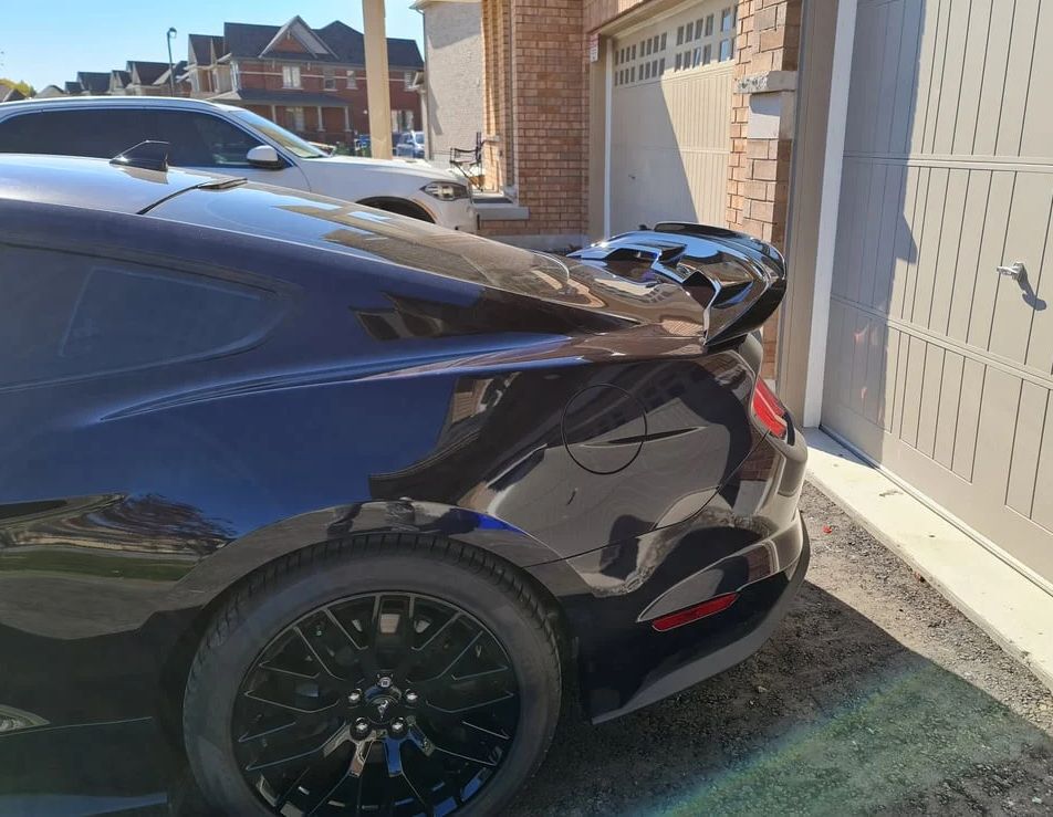 ART.3259 Flap Gurney per spoiler posteriore GT500 Nero lucido FORD MUSTANG