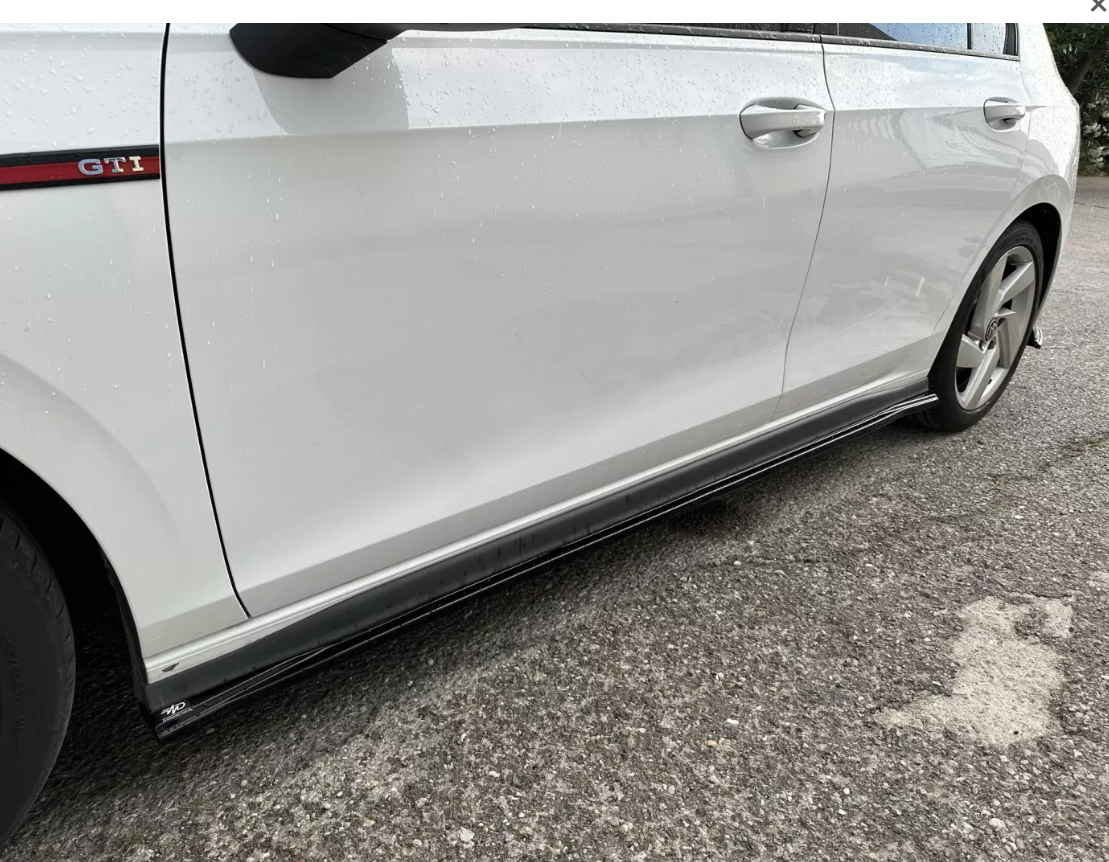 ART.2737 Sotto Minigonne Laterali Volkswagen Golf Mk8 GTI / GTI C