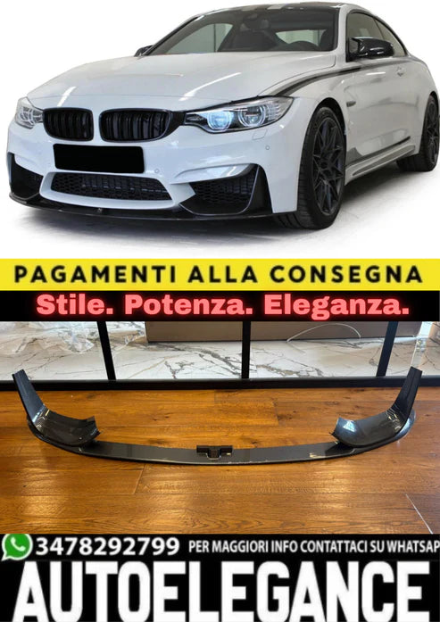 💎SPLITTER ADATTO PER BMW SERIE 3 F80 M3 SERIE 4 F82 F83 M4 CARBONIO💎
