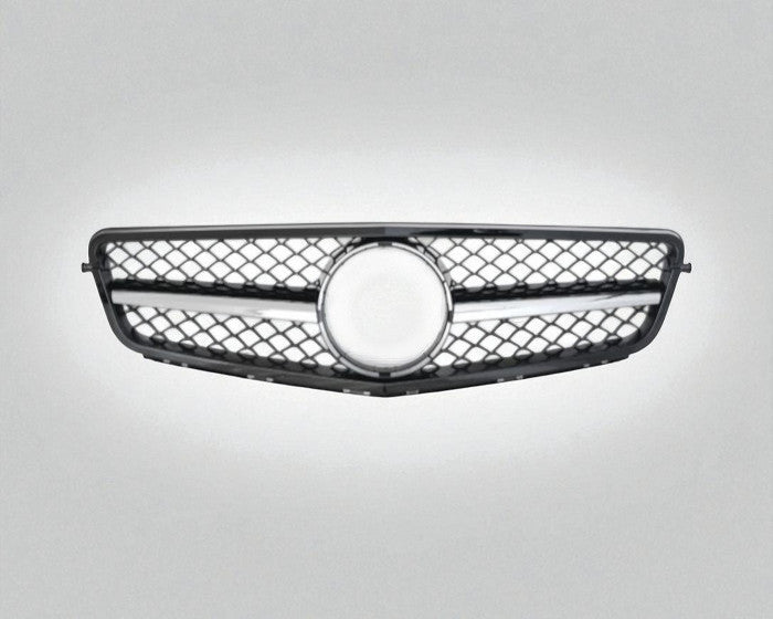 🔥ART.1403 GRIGLIA CLASS Calandra Sport Nero Cromato per Mercedes W204 / S204🔥