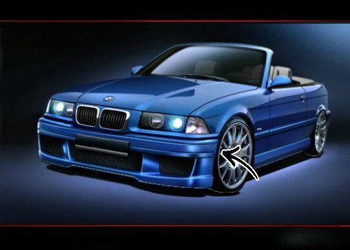 🔥 PARAURTI ANTERIORE ADATTO PER BMW E36🔥