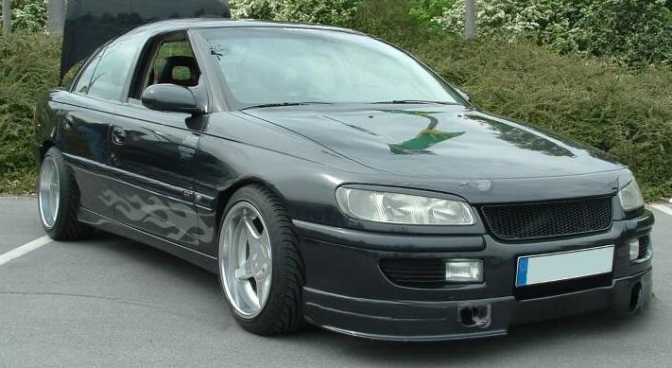 ❤️ Spoiler Anteriore Compatibile con OPEL Omega B Berlina 1994–1999 Vers 2 ❤️
