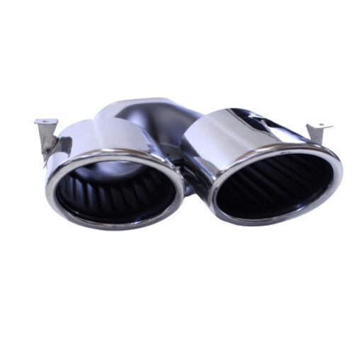 🔥Round Chrome Exhaust Pipes Compatible with Mercedes GLE GLS GLE Coupe W🔥