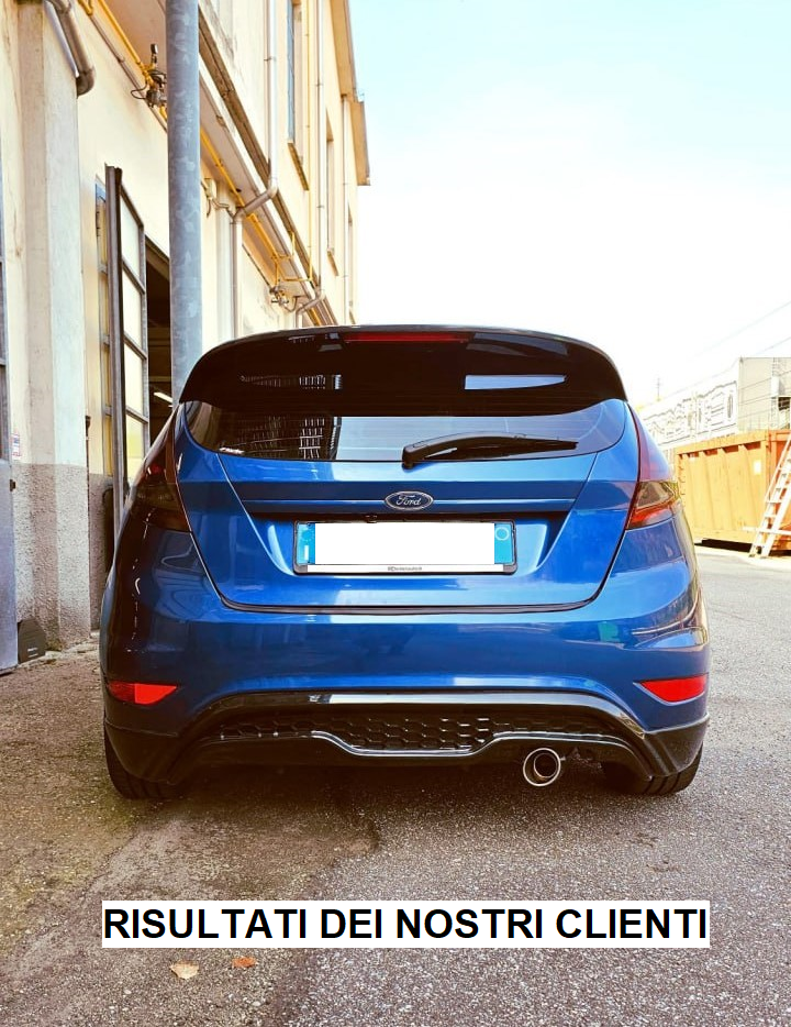 FORD FIESTA VI MK7 2008-2017 UNDER BUMPER RS LOOK DIFFUSER ABS 0042