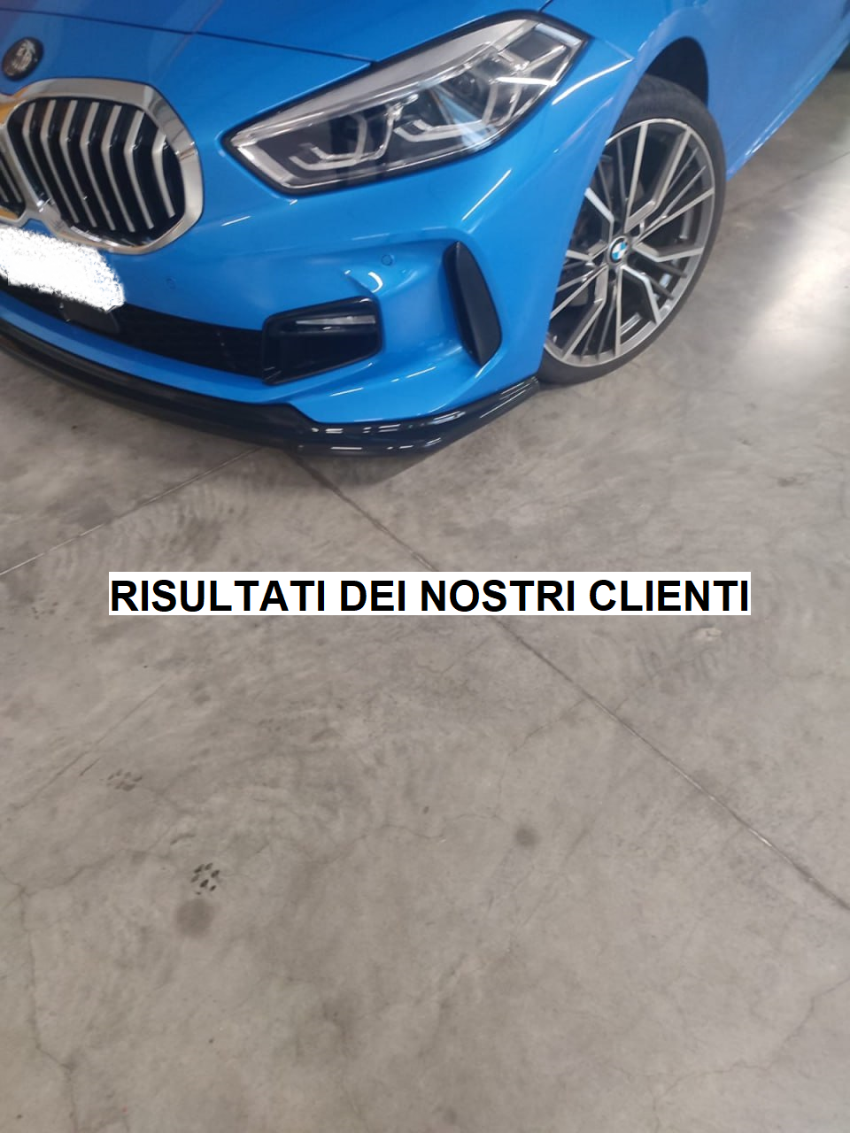 SPLITTER ADATTO PER BMW SERIE 1 F40 MSPORT NERO LUCIDO LOOK SPORTIVO