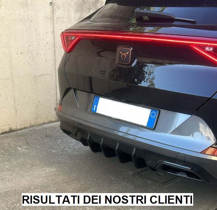 DIFFUSORE ADATTO PER SEAT CUPRA FORMENTOR 2020+ NERO LUCIDO