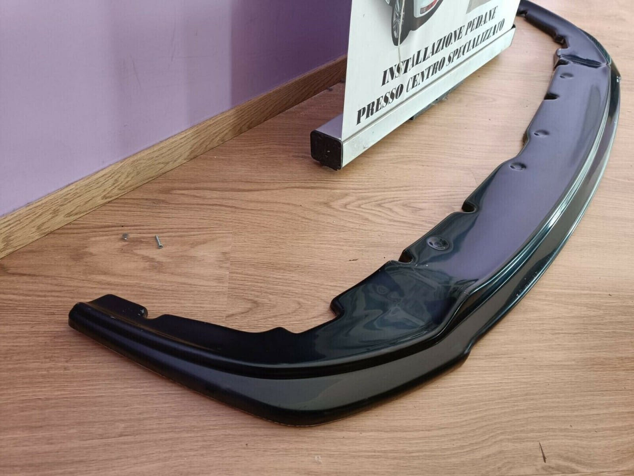 0726✨SPLITTER ADATTO PER BMW SERIE 1 F40 MSPORT LOOK NERO LUCIDO DESIGN SPORT✨