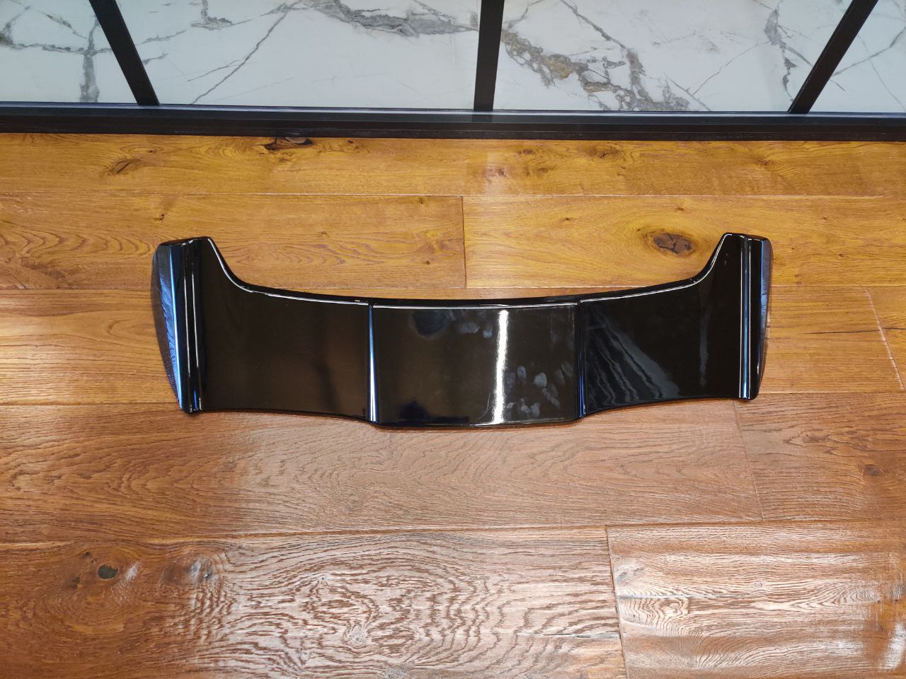 ART. 1758 SPOILER VW POLO 6R 6C 2011-2018 LOOK BATMAN NERO LUCIDO