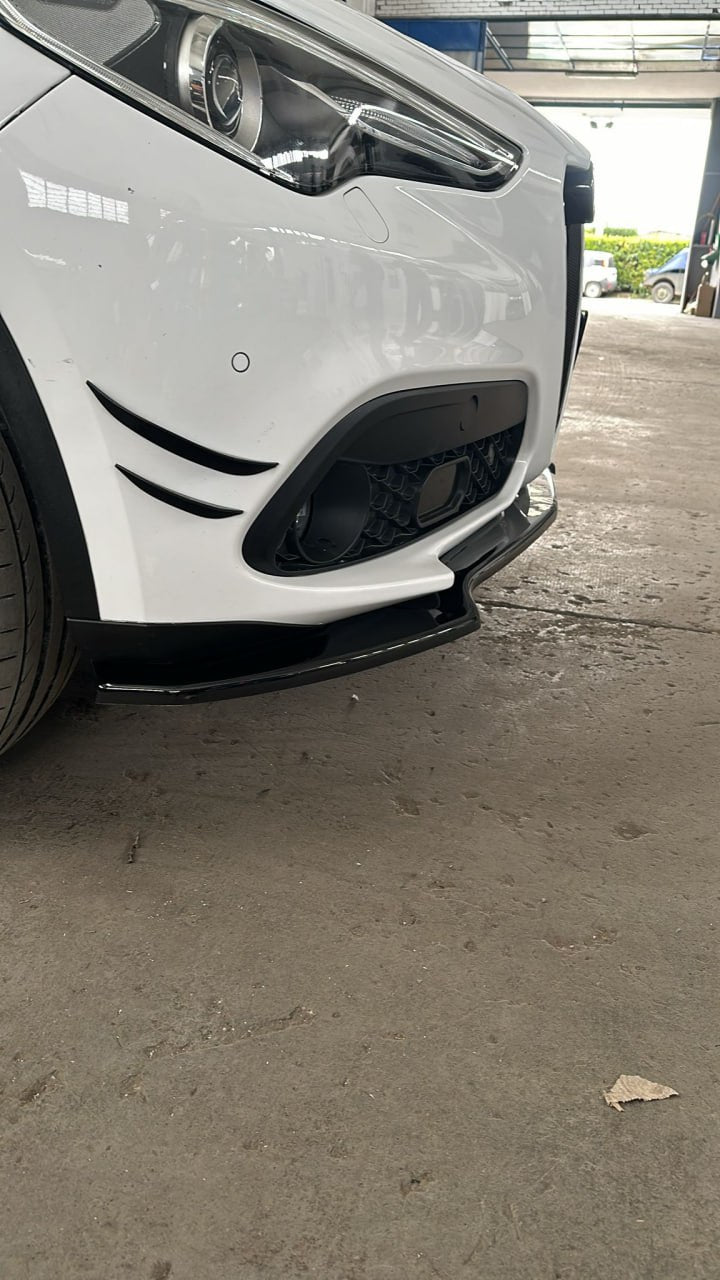 SPLITTER SUITABLE FOR ALFA ROMEO STELVIO GLOSSY BLACK LOOK SPORTY DESIGN