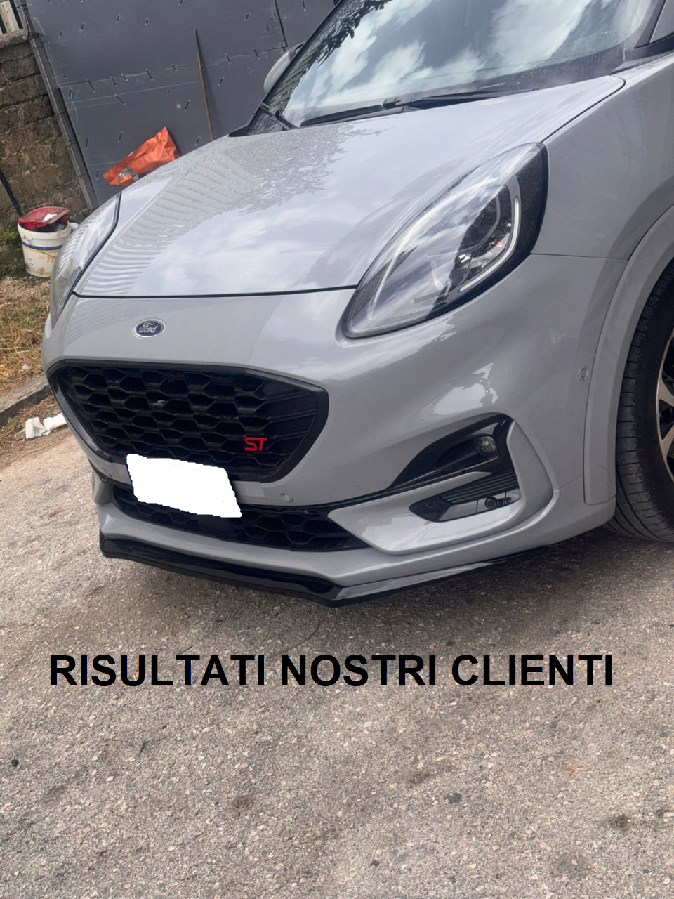 SPLITTER ADATTO PER PUMA ST-LINE 2019+ NERO LUCIDO