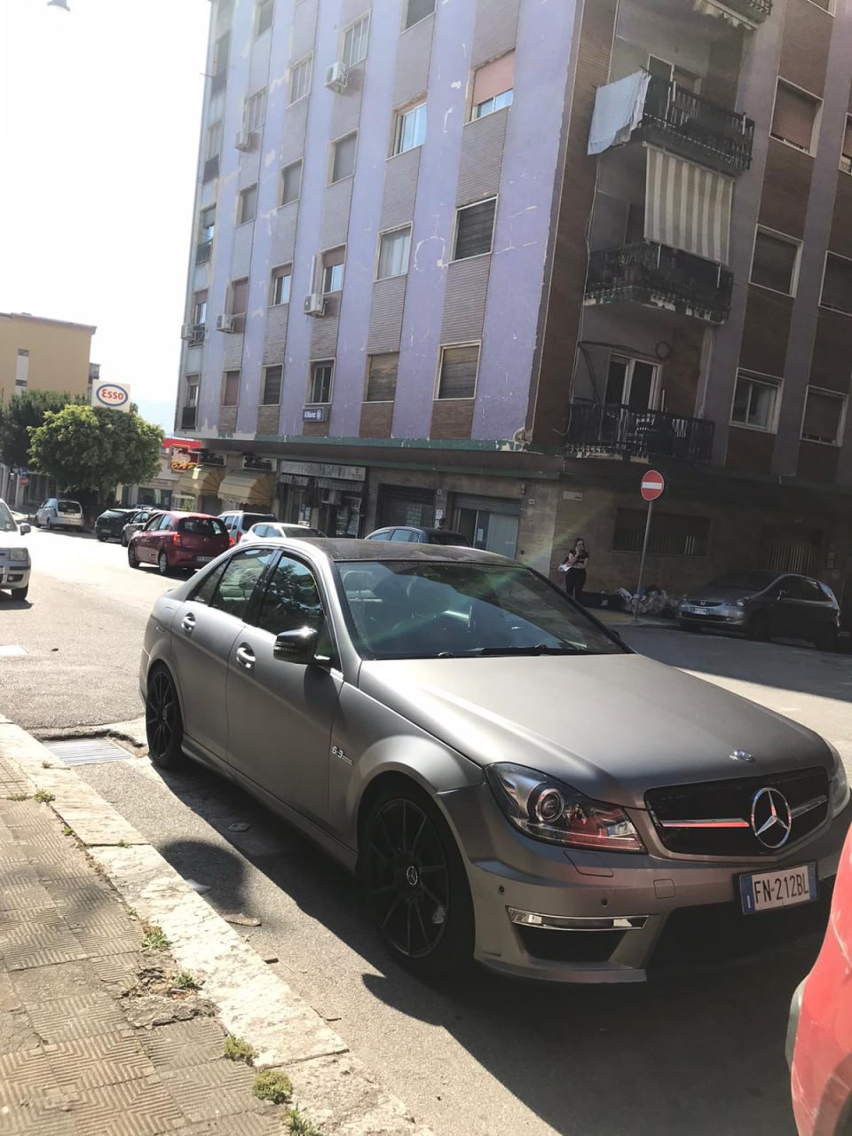 Paraurti adatto per mercedes w204 look AMG