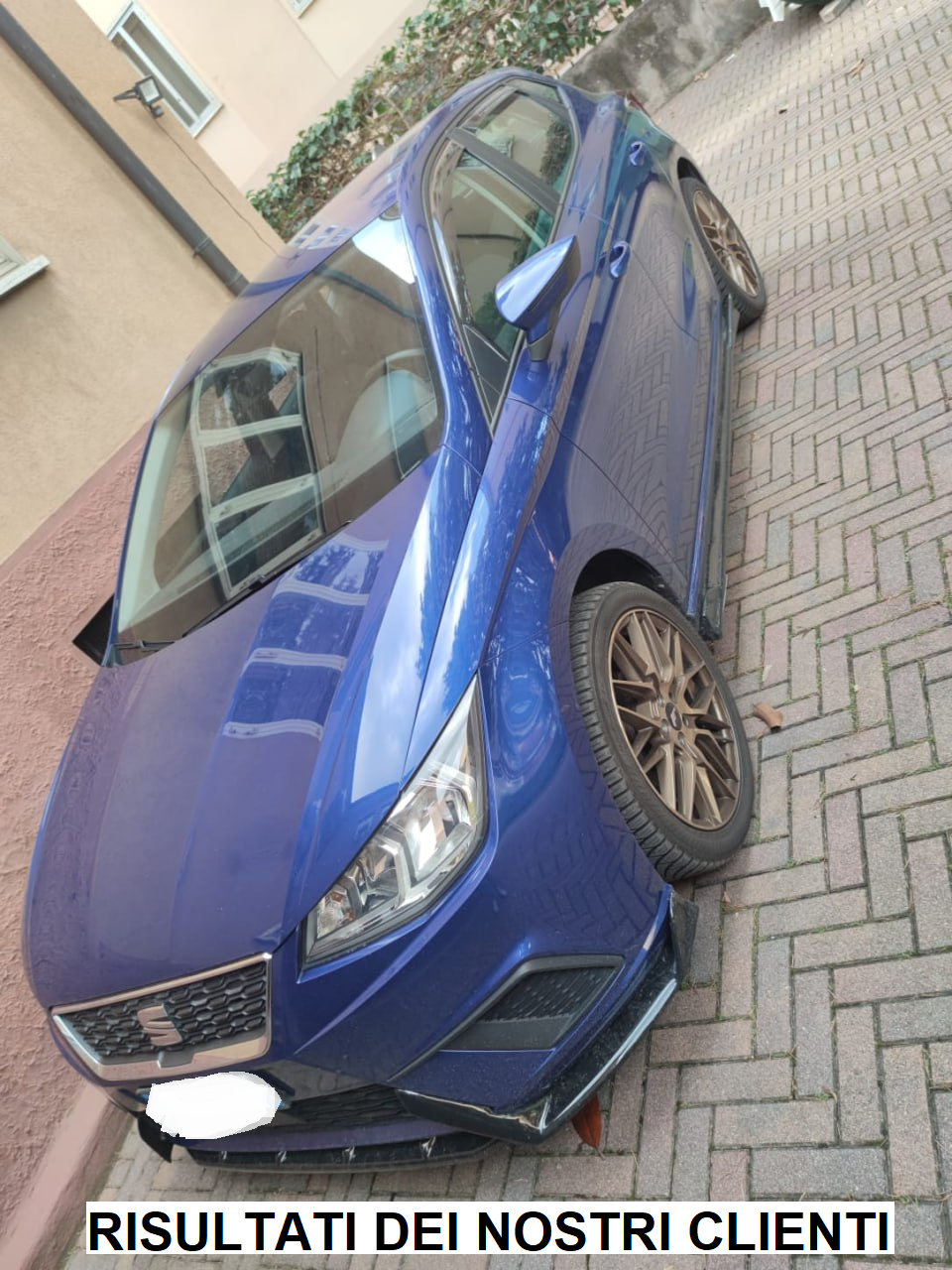 SEAT IBIZA V 2017+ SPOILER FR UNDER FRONT BUMPER ABS BLACK SPLITTER 0031