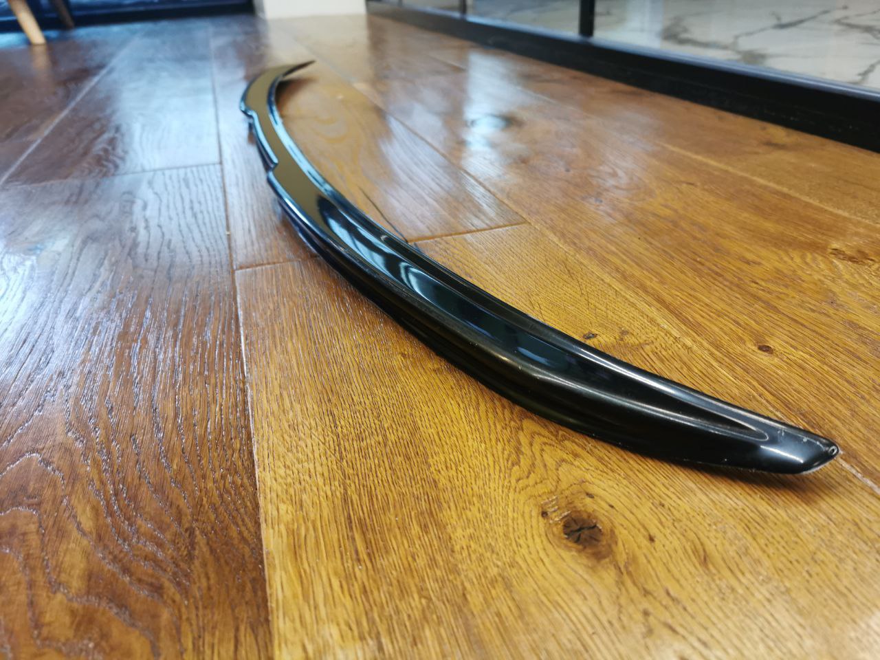 SPOILER ADATTO PER AUDI A6 C8 2019+ AVANT NERO LUCIDO ALA BAGAGLIAIO