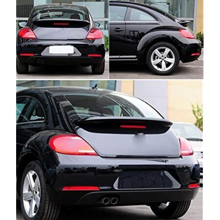 BLACK PAINTED REAR SPOILER HOOD FOR VW BEETLE 5C5 2011+ R LINE LOOK