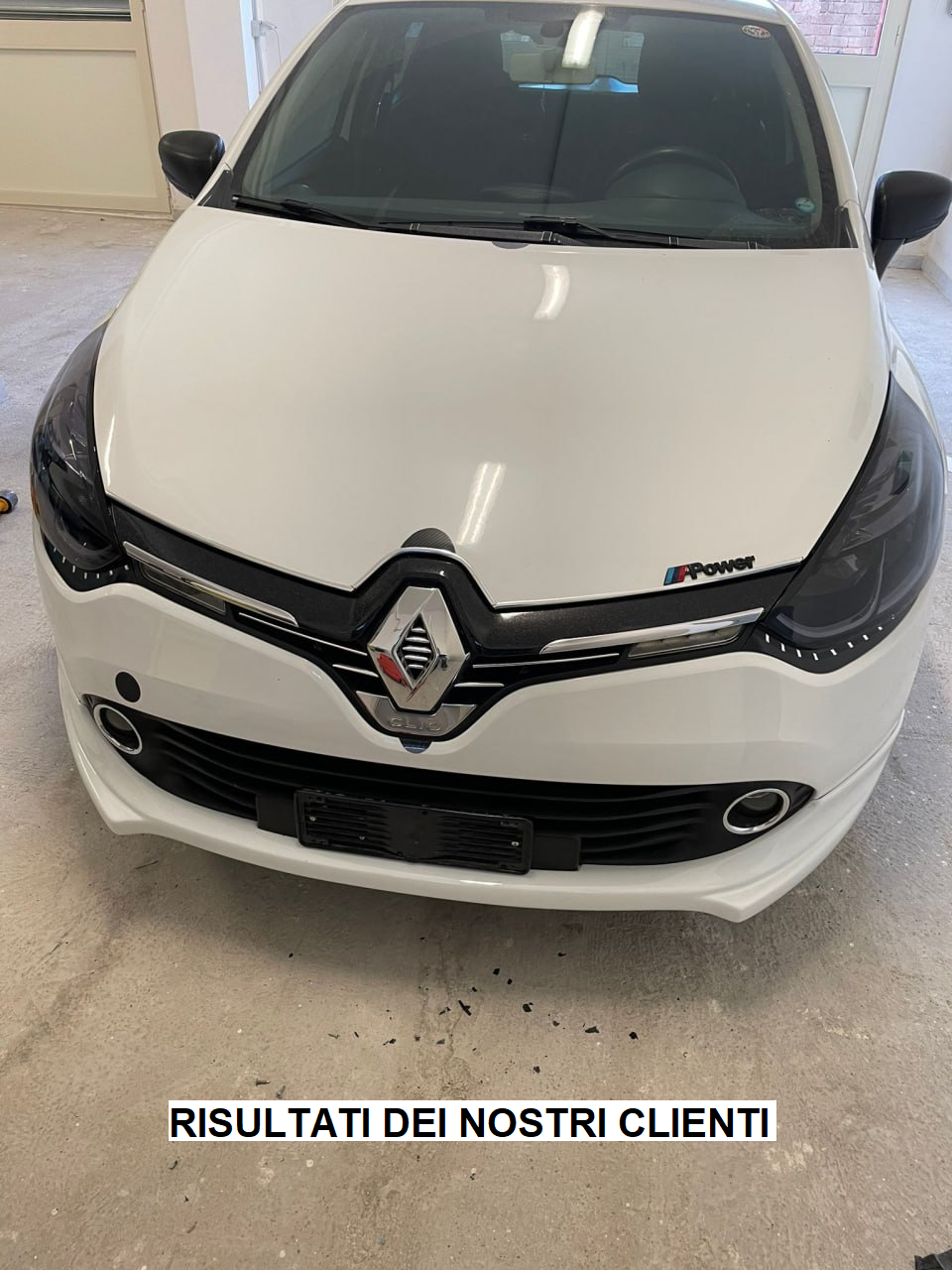 RENAULT CLIO IV 2012-2015 ABS FRONT BUMPER SPORT LOOK 0218