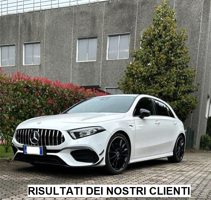 PARAURTI ANTERIORE MERCEDES CLASSE A W177 LOOK AMG A45s CON GRIGLIA