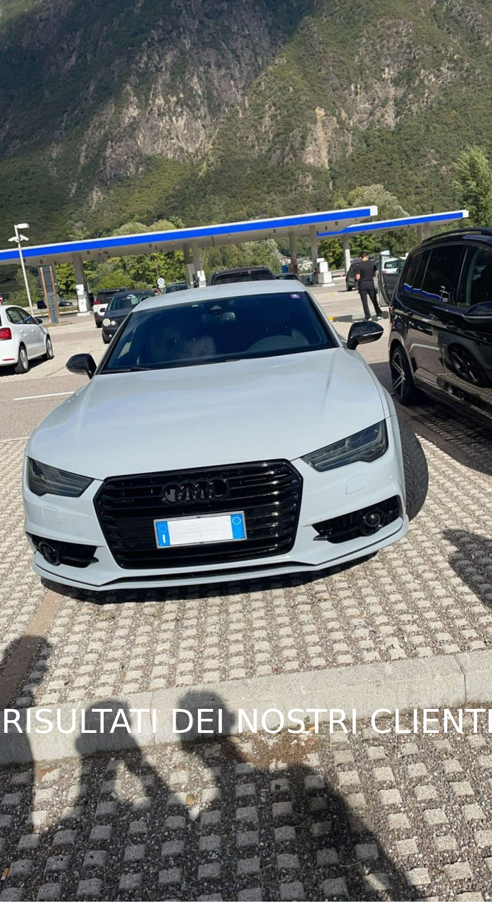 Splitter adatto per Audi S7 / A7 S-Line C7 FL 2014-2017 Front Splitter