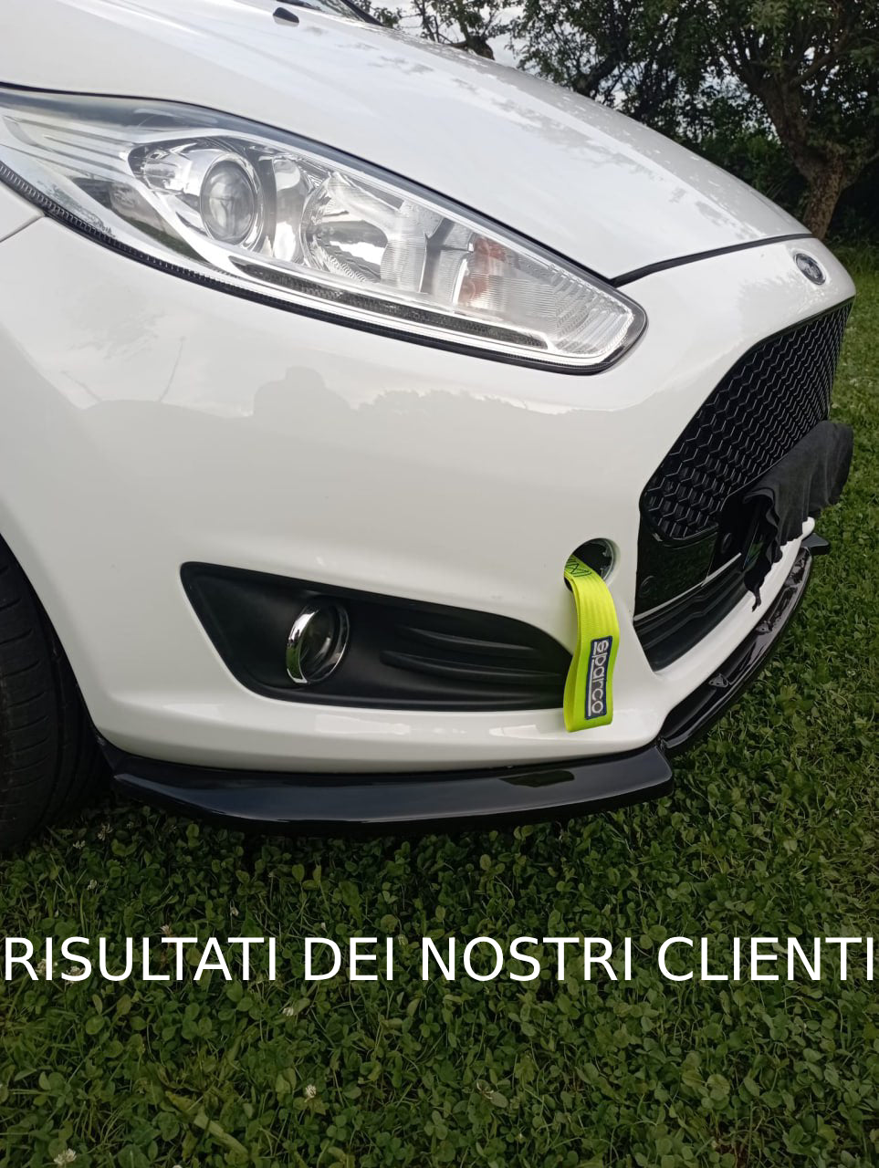 SPLITTER SUITABLE FOR FORD FIESTA MK7 FL 2012-2017 STANDARD GLOSS BLACK