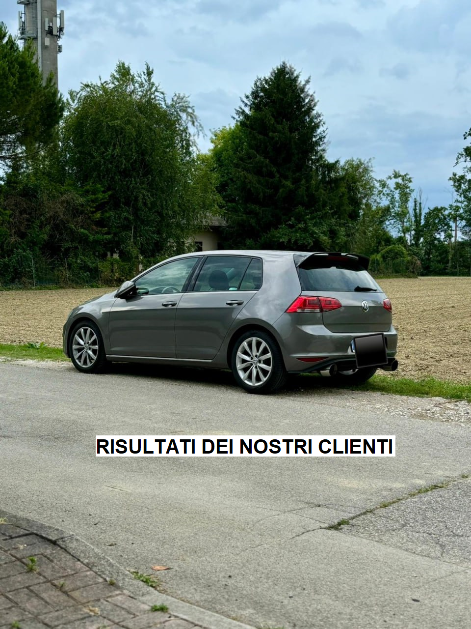 SPOILER TETTO ADATTO PER VW GOLF 7 GOLF 7.5 2012-2020 LOOK NERO LUCIDO