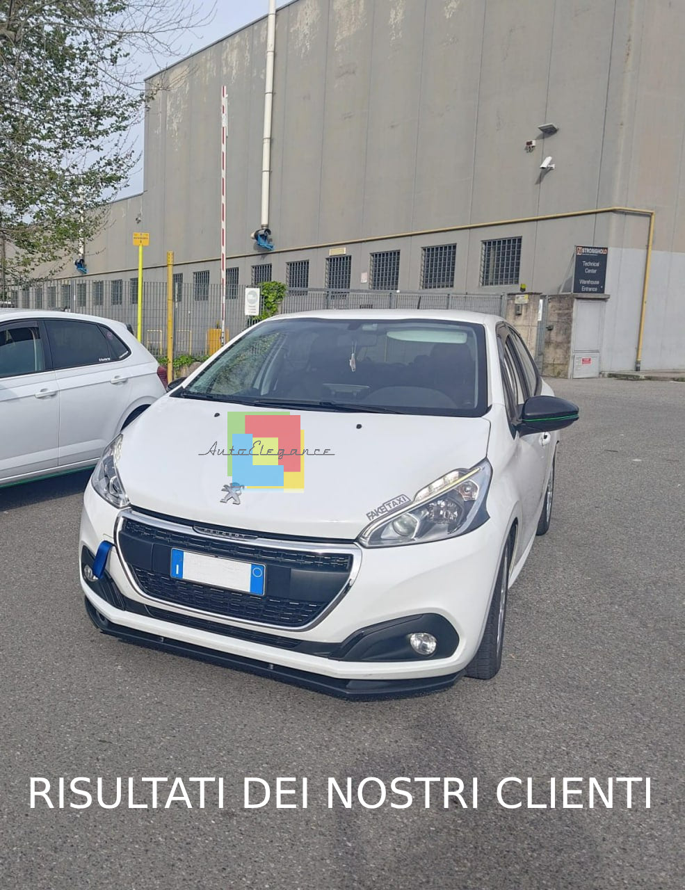 SPLITTER ADATTO PER PEUGEOT 208 NERO LUCIDO LOOK SPORTIVO